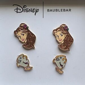 BaubleBar Disney Belle and Chip Earrings